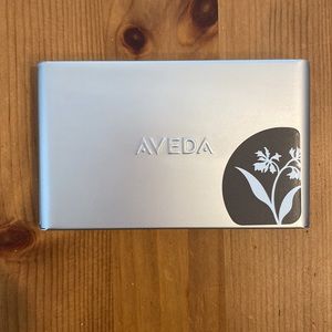 Aveda Refillable Makeup Compact Mini (Discontinued Silver with glass mirror)